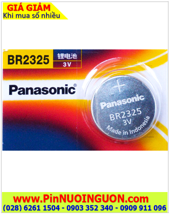 Pin Panasonic BR2325 _Pin BR2325; Pin nuôi nguồn Panasonic BR2325 lithium 3v _Made in Indonesia